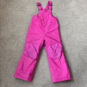 Land’s End Winter Snow Bib Pink 4